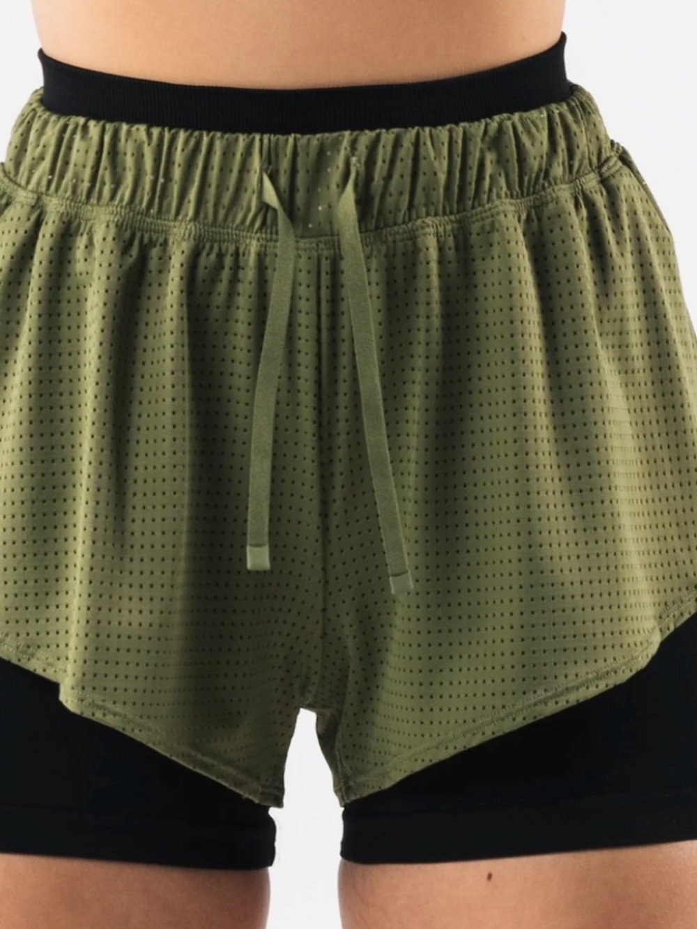 Alpahlete - MARGO MESH SHORT - Agave